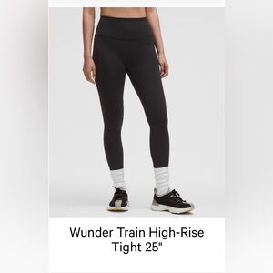 Lululemon Wunder Train Leggings 25”